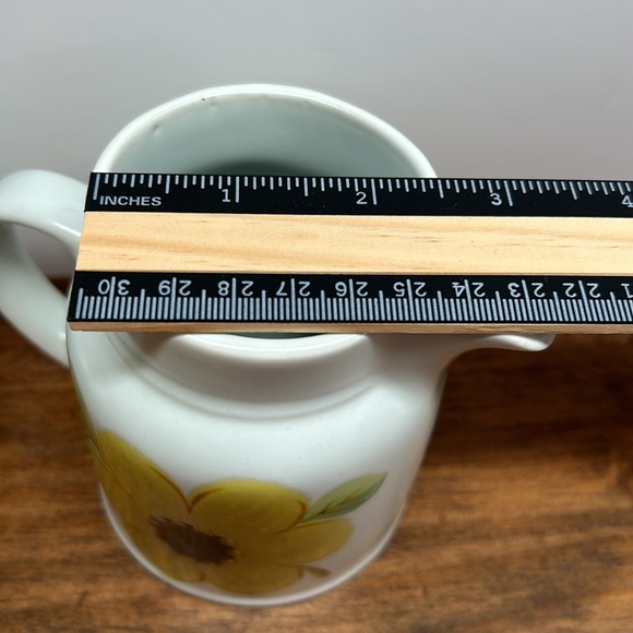 Royal Doulton 1973 Lambeth Stoneware Summer Days Covered Sugar Dish And Creamer - Picture 8 of 16